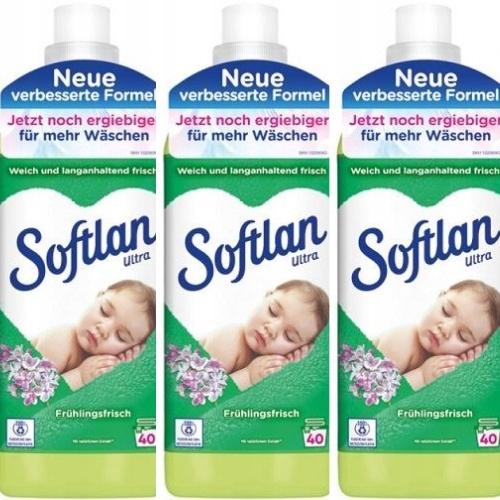 

Softlan Zielony Płyn do Płukania 3x40=120 prań De