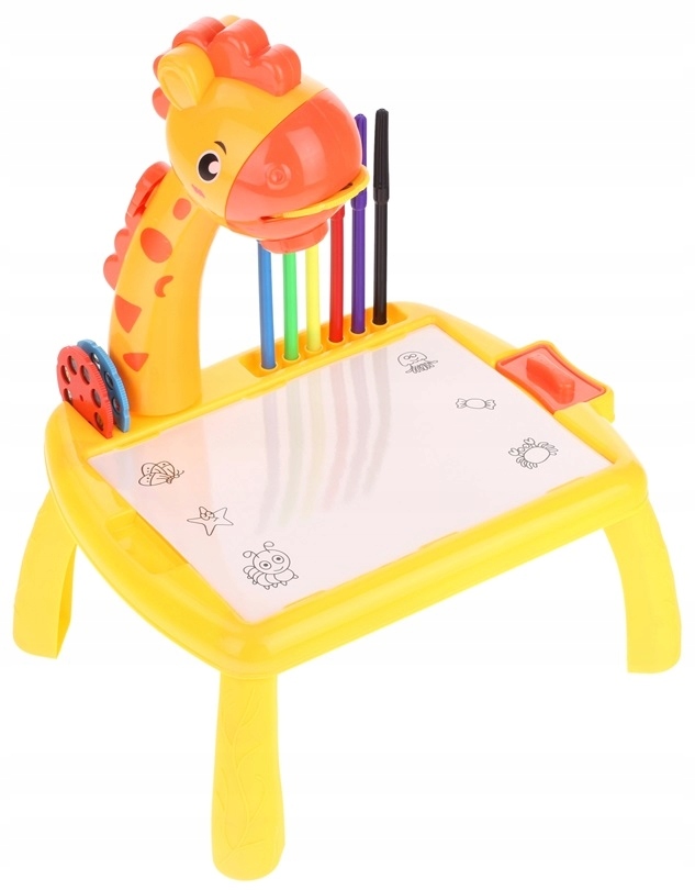 Projektor do Rysowania Żyrafka Rzutnik Nauki Malowania Stolik Slajdy Mazaki EAN (GTIN) 5904665403358