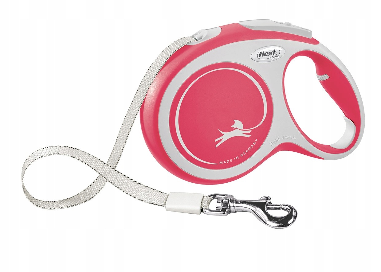 

Flexi New Comfort smycz L 8m taśma czerwony