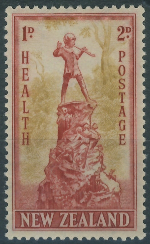 New Zealand 1 d. + 2 d. - Health , Pomnik dzieci