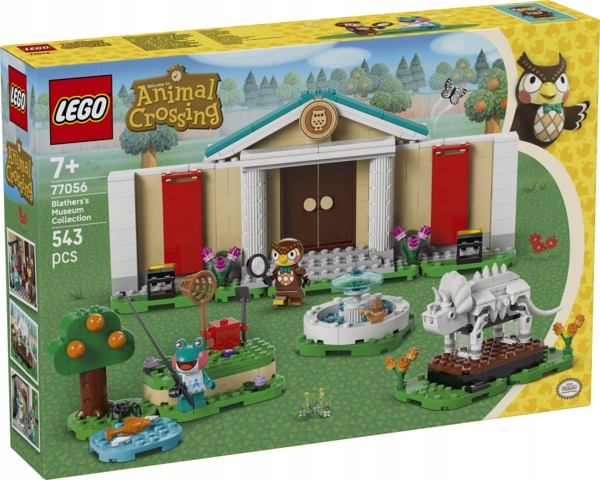 Lego Animal Crossing Blathers a muzejní sbírka 77056