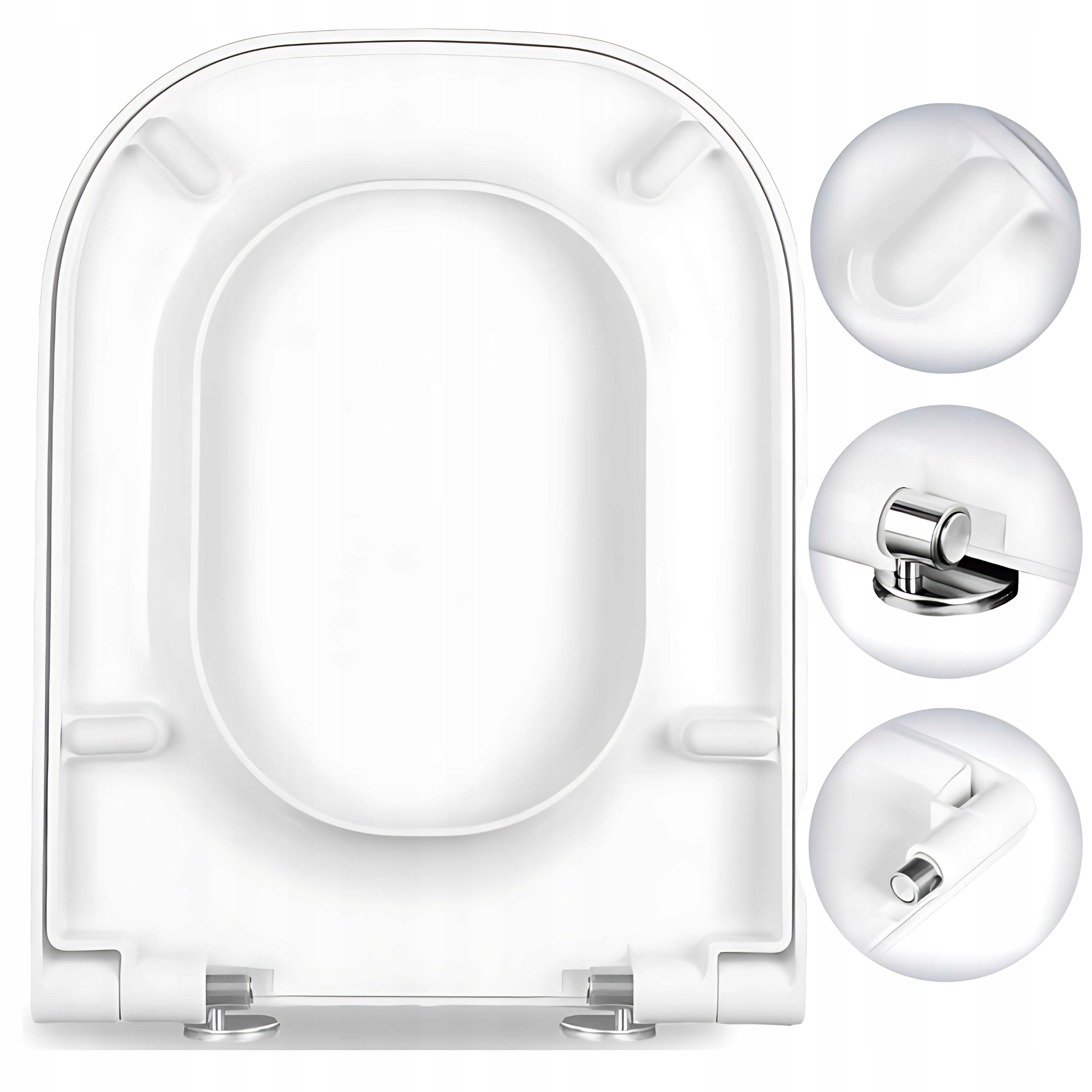 Wc sedátko Do Roca Gap záchodové sedátko s pozvolným sklápěním, antibakteriální, silné