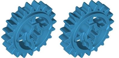 

Lego Zębatka 20 c lazurowy 69779 6396480 2 szt