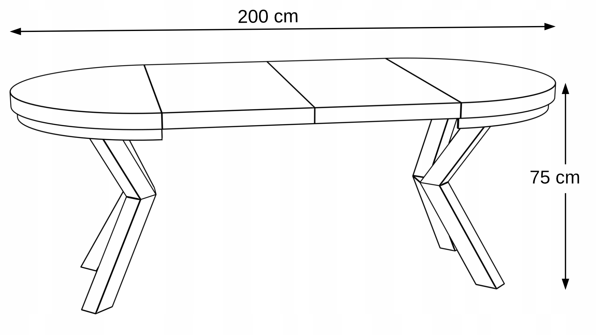STÓŁ OKRĄGŁY ROZKŁADANY NOGA METAL SALON KUCHNIA 100cm+2x50cm Materiał płyta laminowana