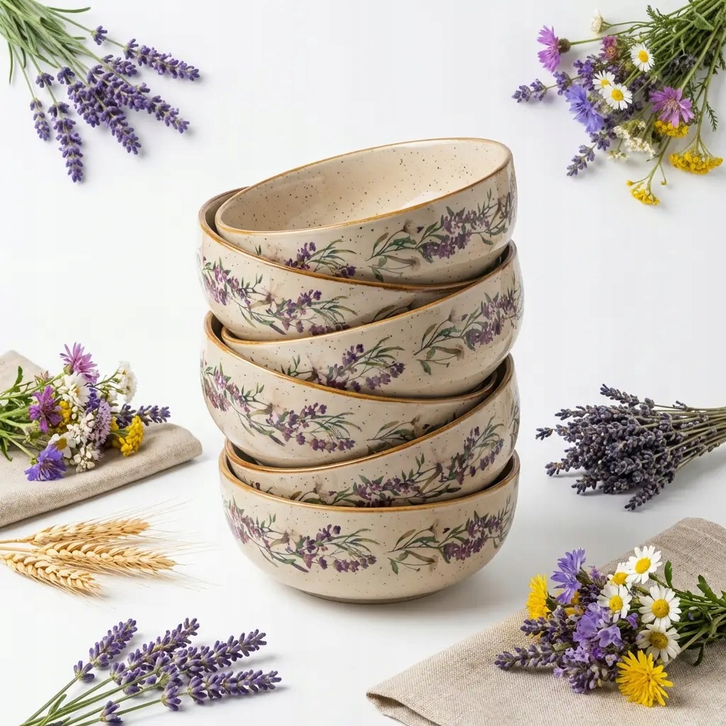 Miska Set 6 ks Misek Na Polévku 500 ml Salátové Desrerové 16 cm