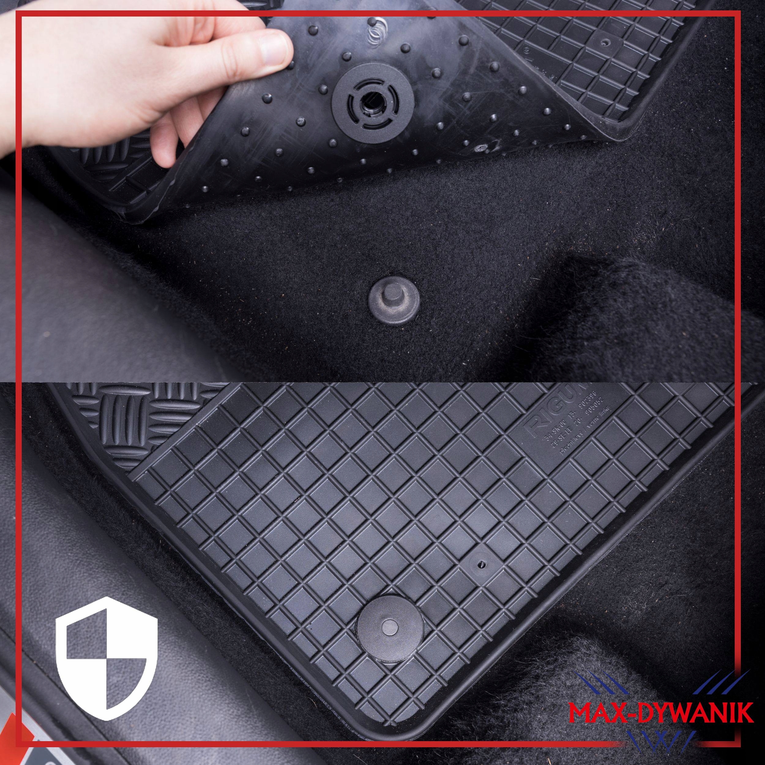 Wycieraczki samochodowe RIGUM CZARNE RANT 1CM Producent Rigum