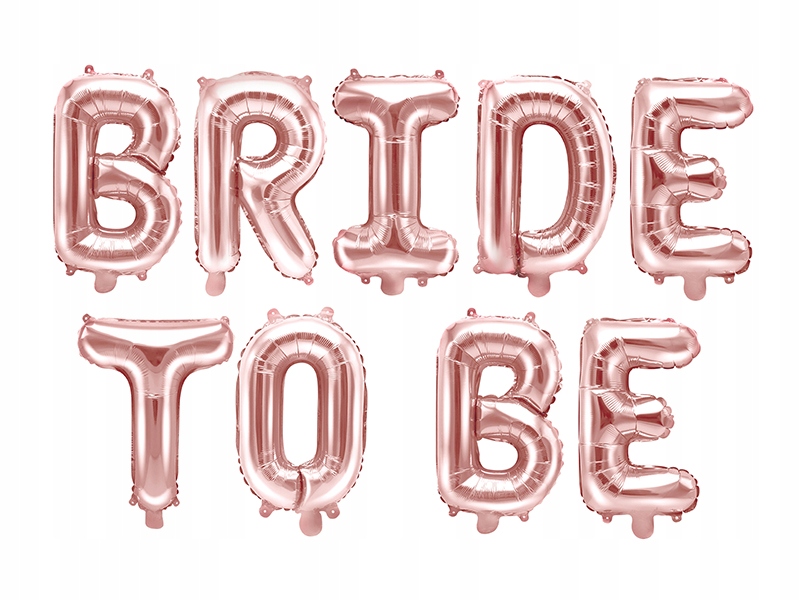 

Balony Foliowe Bride To Be Rose Gold Panieński