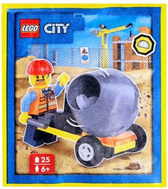 Lego City Robotnik Budowlaniec i Betoniarka nr. 952403
