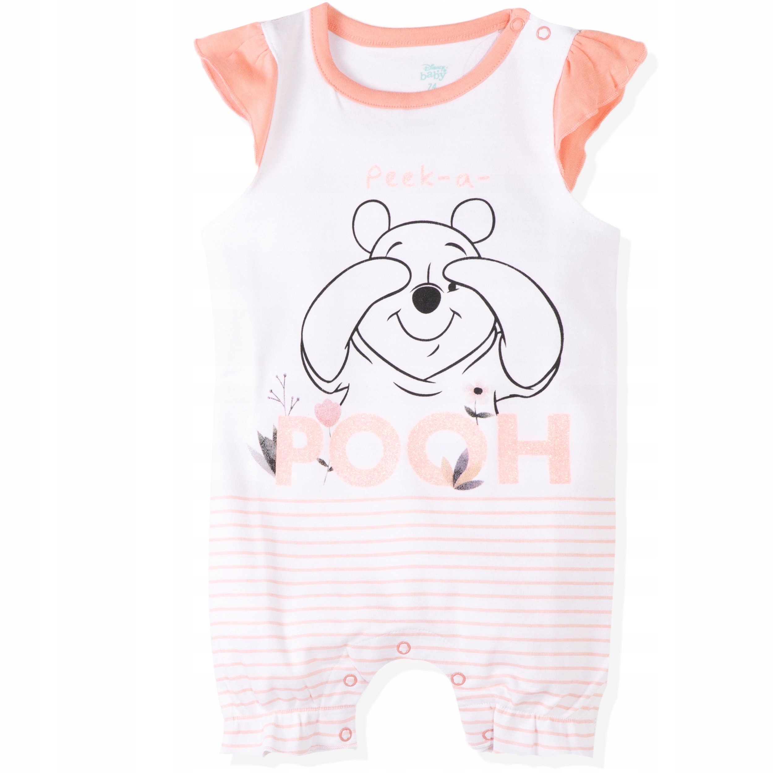 

Disney Kubuś Puchatek Rampers Romper krótki rękaw