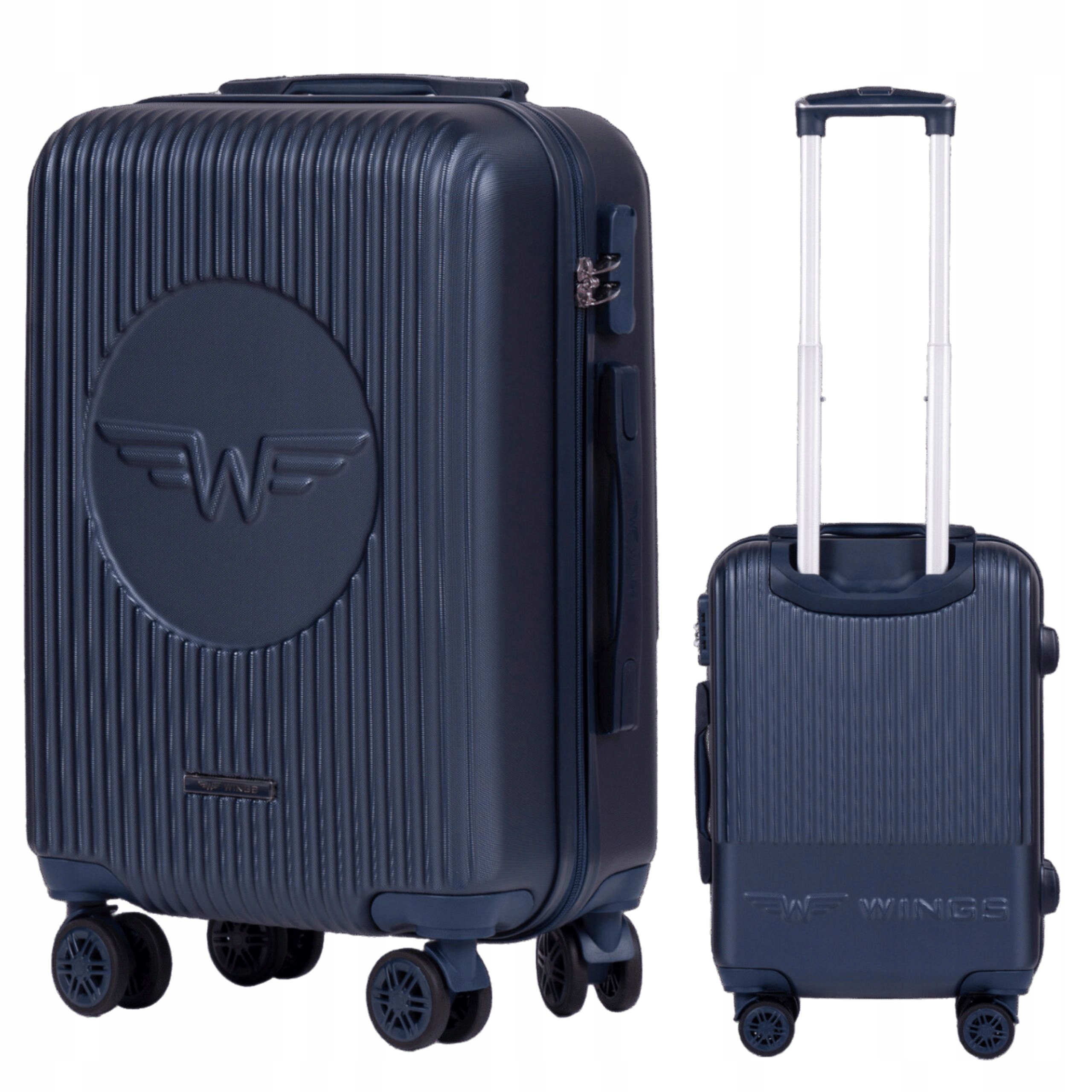 Walizka kabinowa podręczna Wings do samolotu lekki twardy bagaż Abs