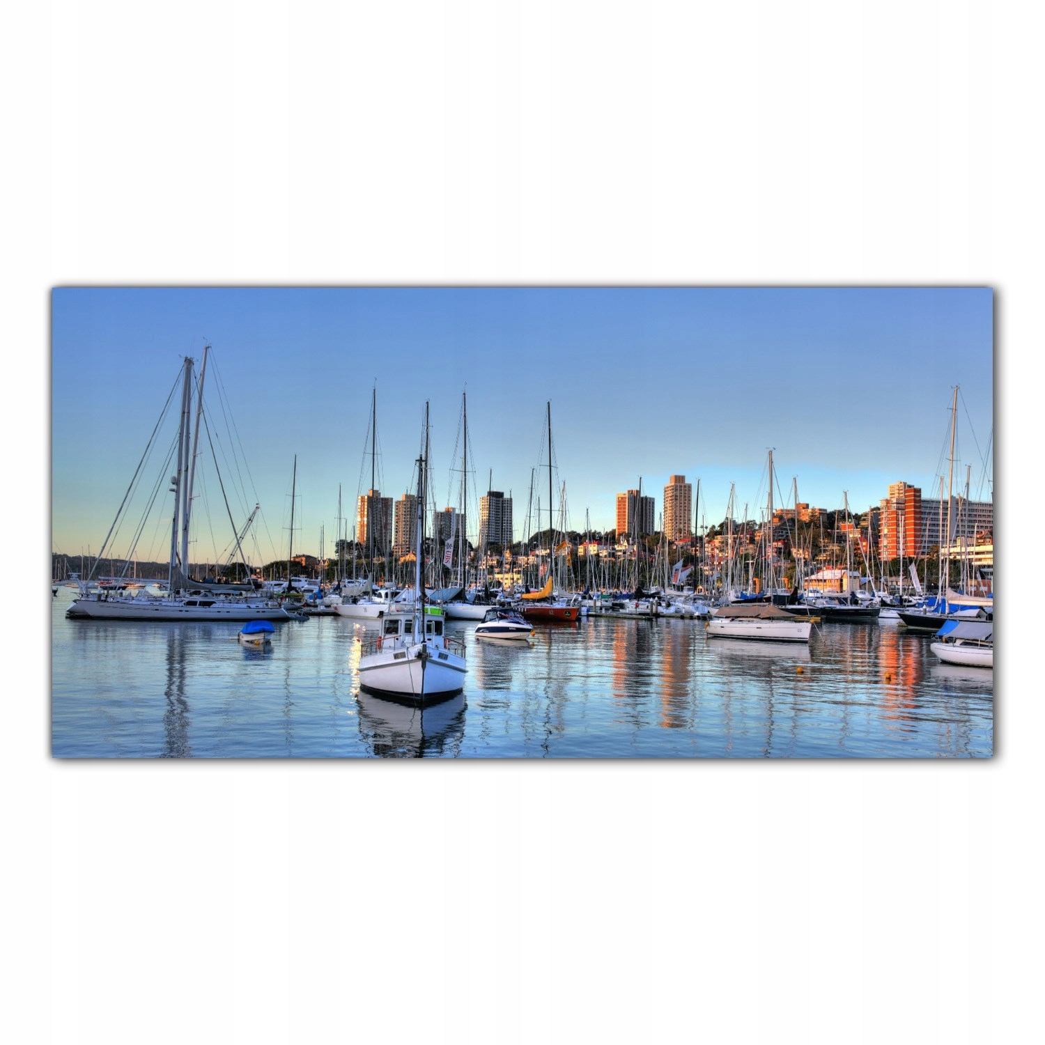 

Hartowany Obraz Szklany Statki Zatoka Port 120x60