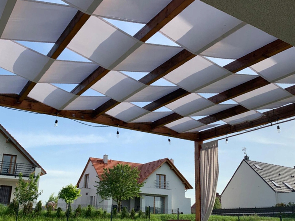 PASY ALTANOWY ŻAGIEL PRZECIWSŁONECZNY WODOSZCZELNY NA PERGOLĘ NA WYMIAR