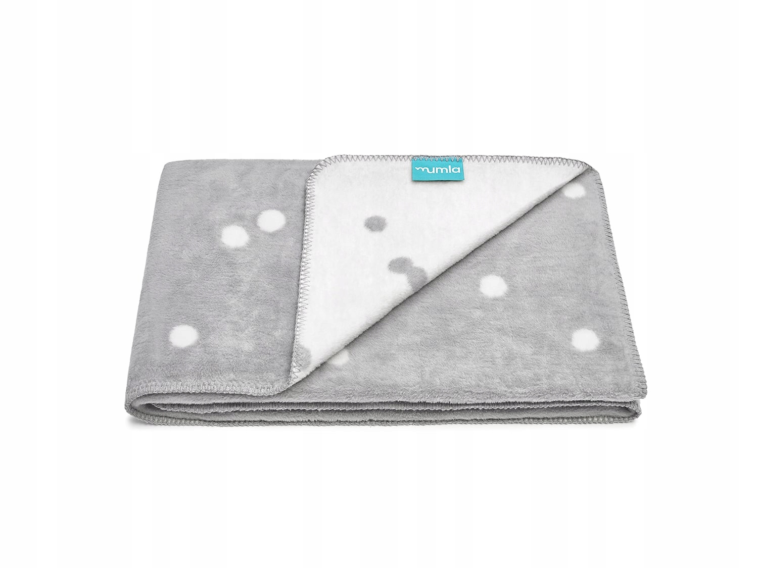 Deka Confetti Šedá 100x150 cm bavlněná Mumla