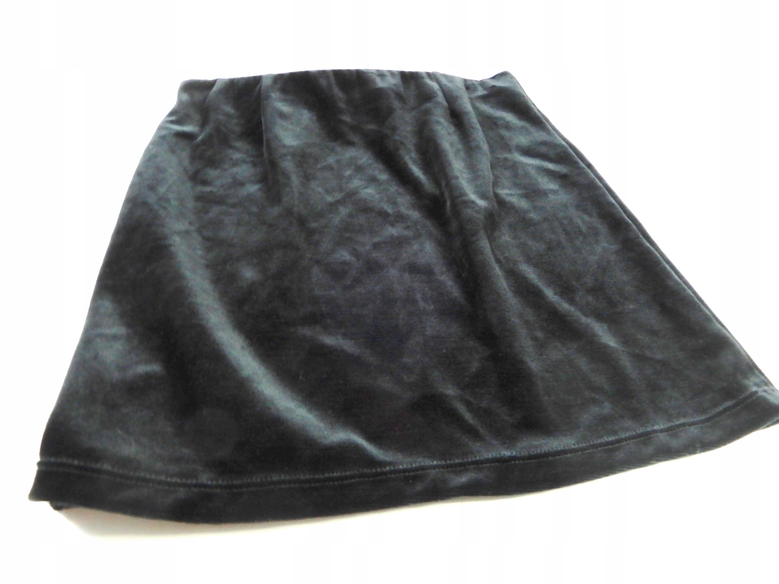 SPÓDNICA WELUROWA 34 XS Marka bez marki