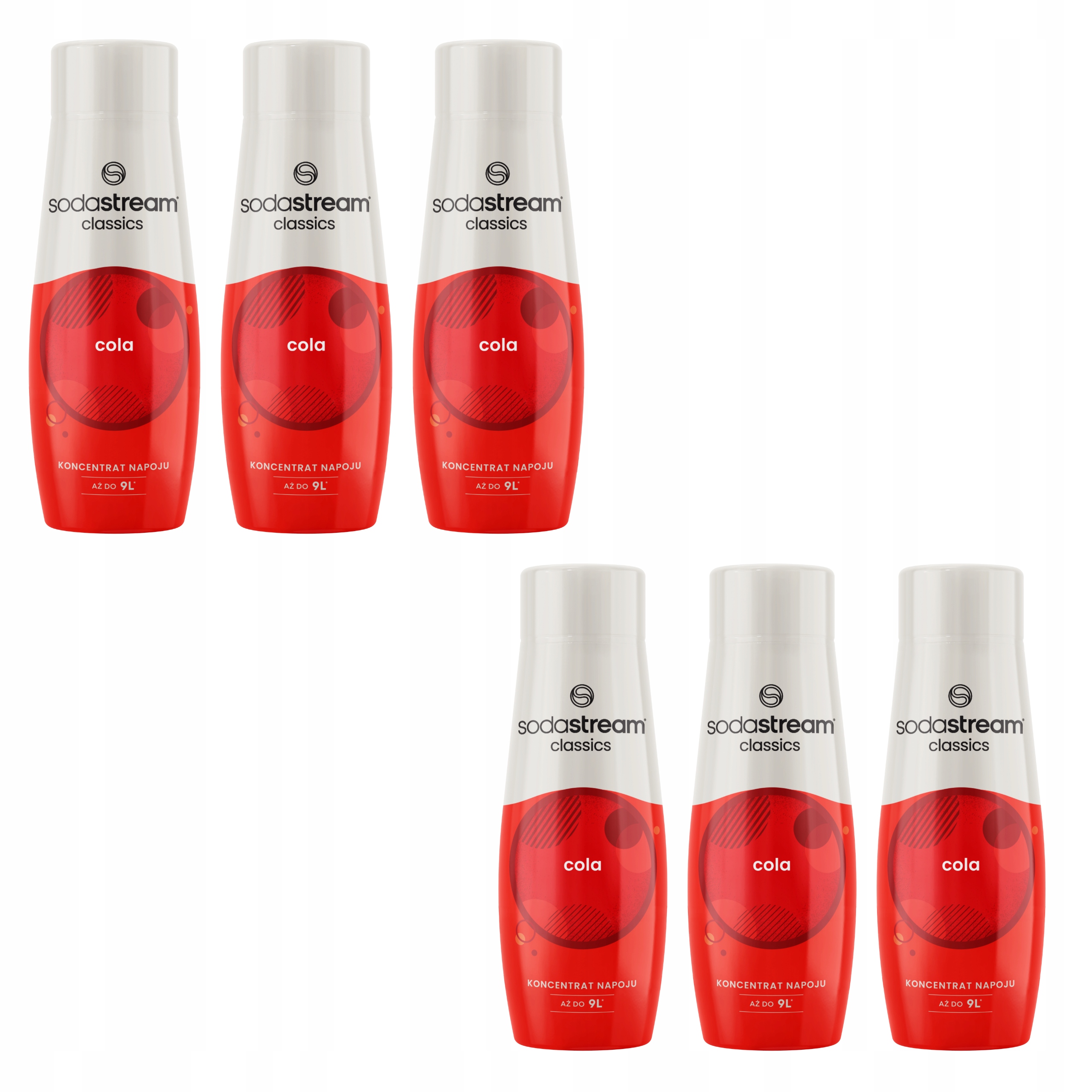 Levně 6 x sirup Sodastream příchuť Cola do vody ze saturátoru Koncentrát chuti 440 ml