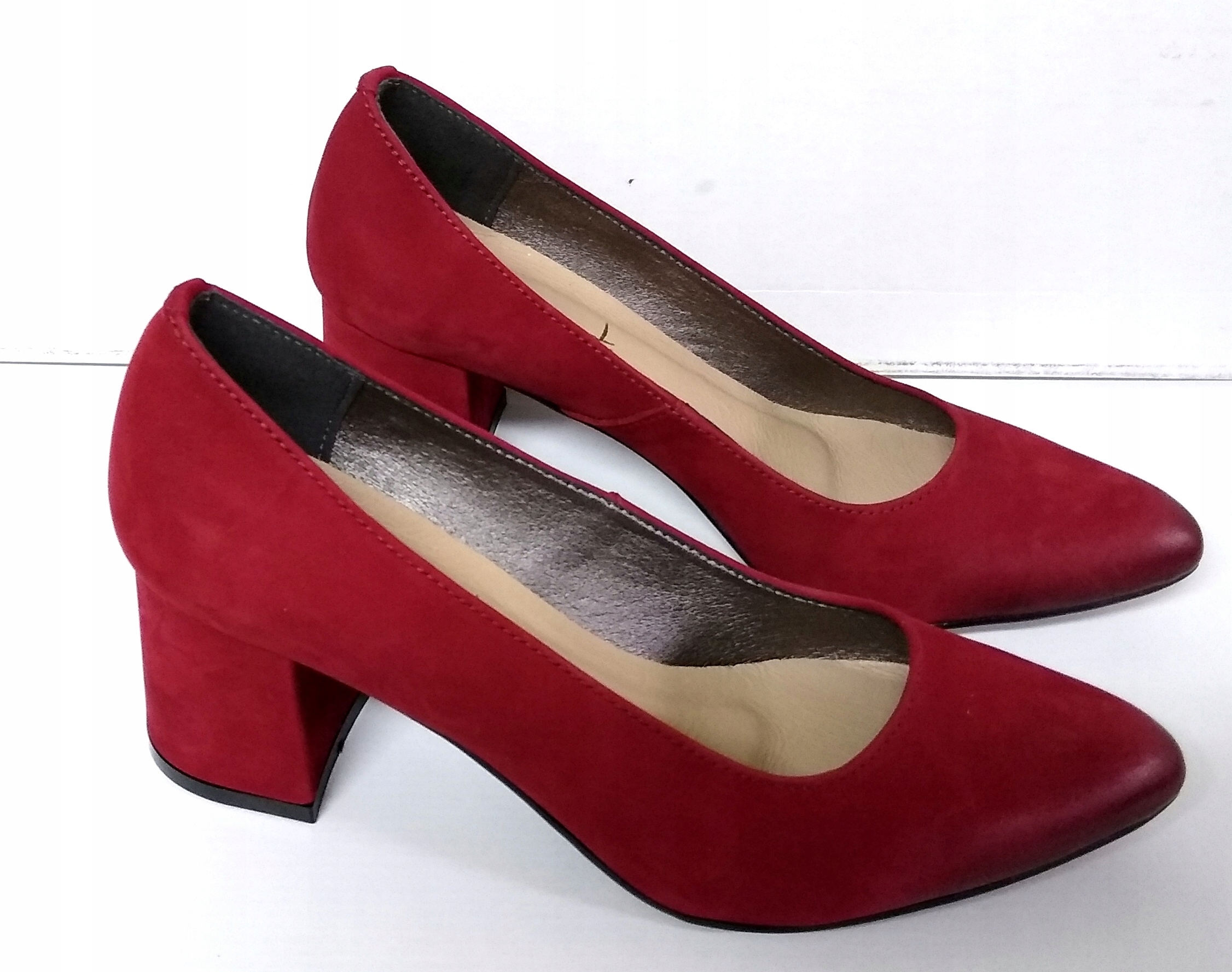 STYLOWE WYGODNE CZÓŁENKA SKÓRA NATURALNA UNI-730 Wzór dominujący bez wzoru