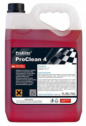 АКТИВНАЯ ПЕНА ДЛЯ МОЙКИ АВТОМОБИЛЕЙ PROCLEAN 4 5L