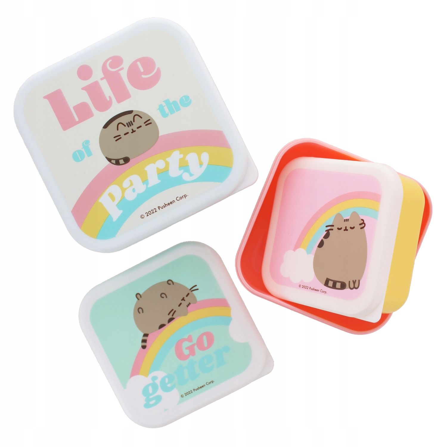 PUSHEEN śniadaniówka, lunchbox zestaw 3szt