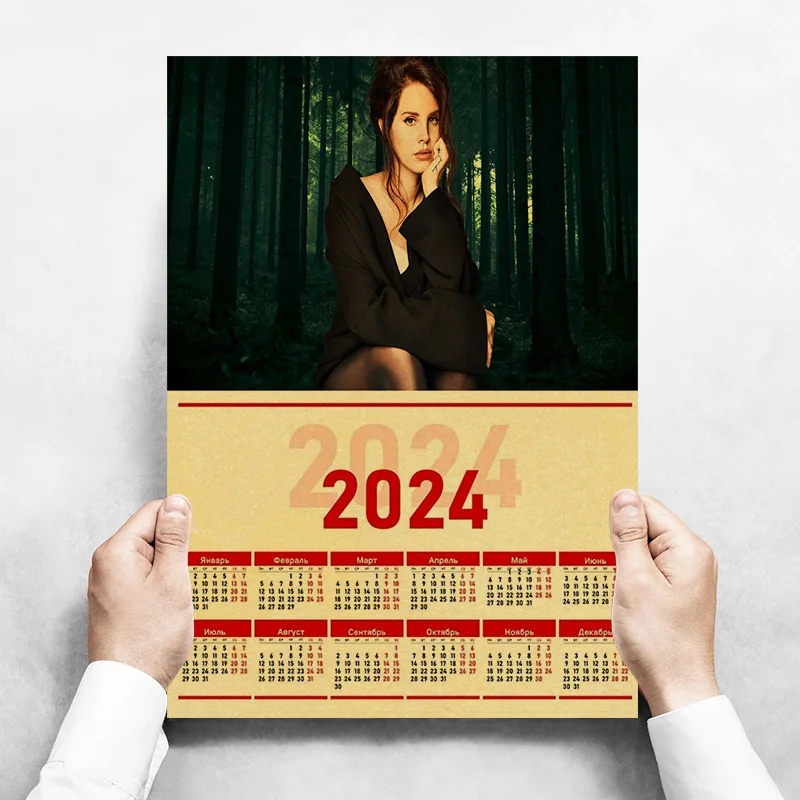 2024 Calendar Lana Del Rey Posters Retro Kraft 55,12 zł Allegro.pl