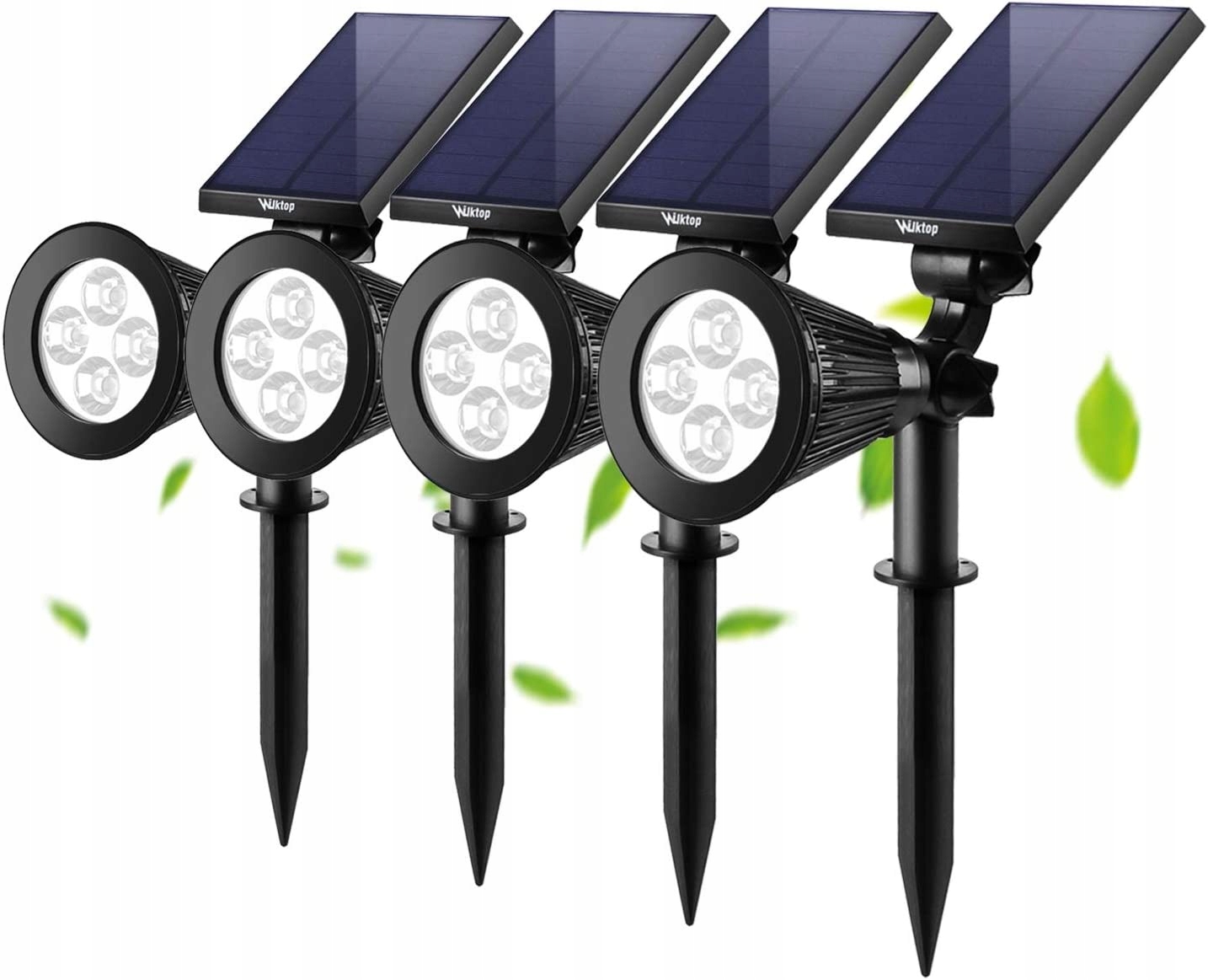 

4 szt Ogrodowa Lampa Solarna 4 Led Reflektor 200lm
