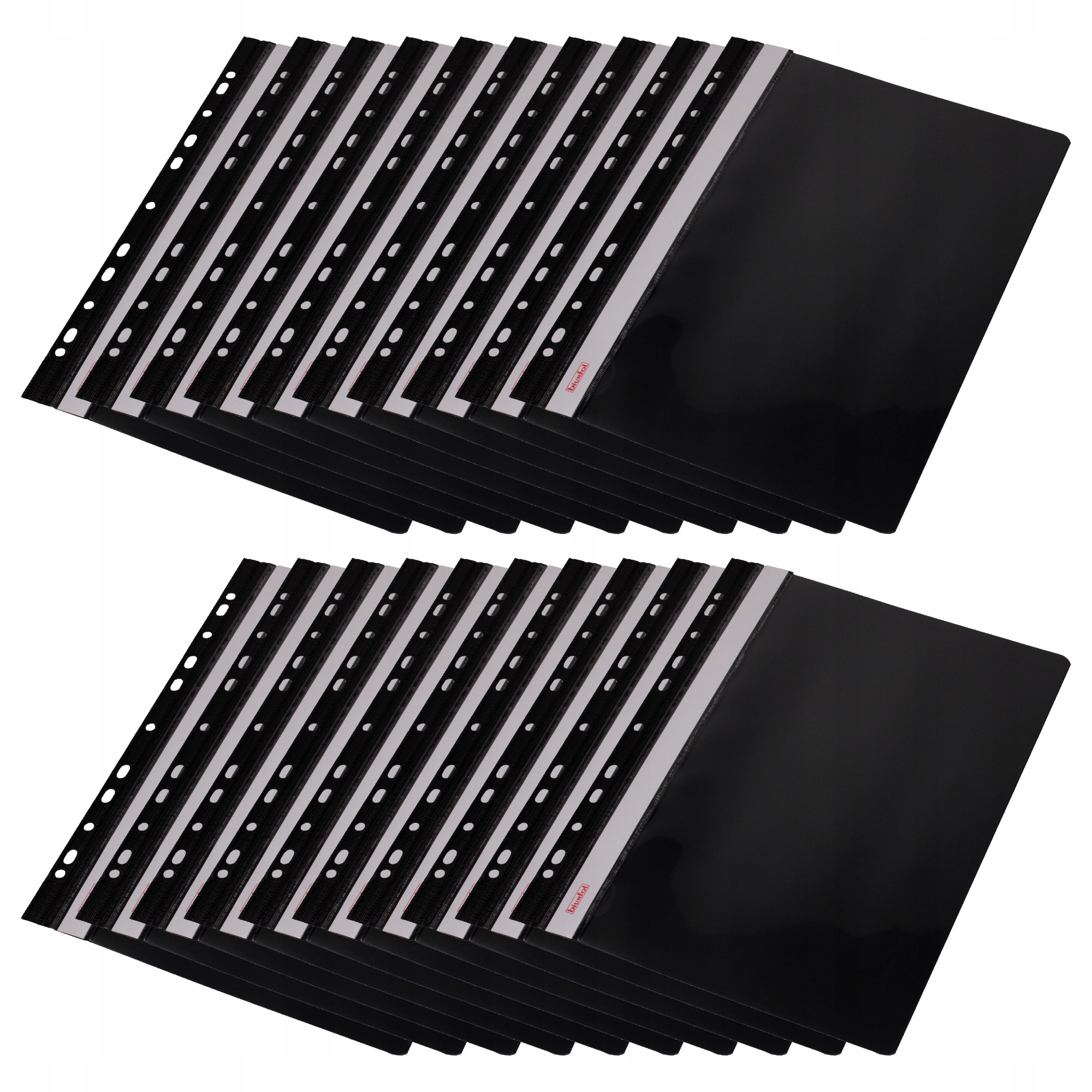 

Skoroszyt wpinany A4/PCV czarny Biurfol 20szt.