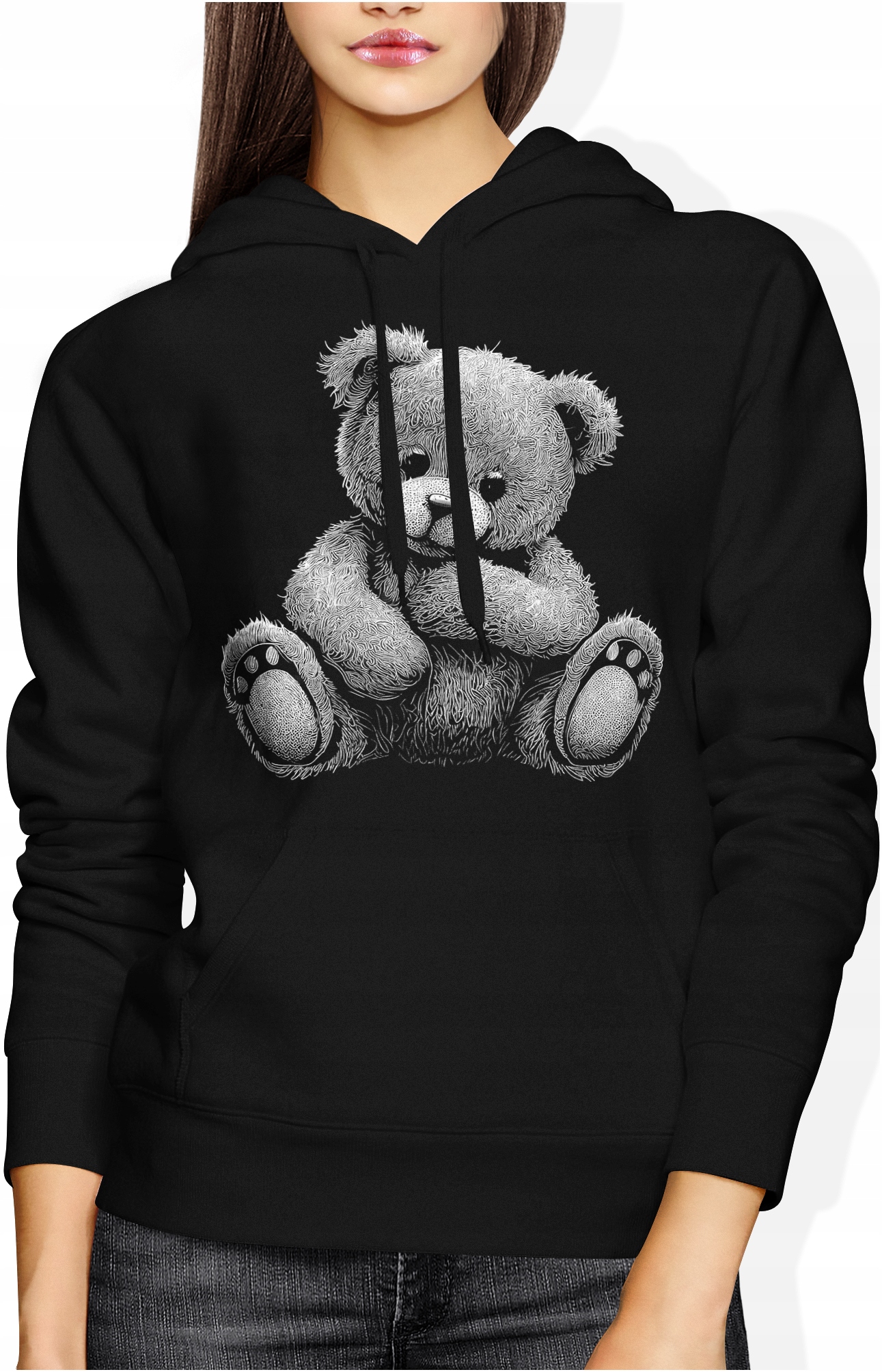 

Miś Bluza Z Misiem Pluszowy Damska Nadrukiem Roz S