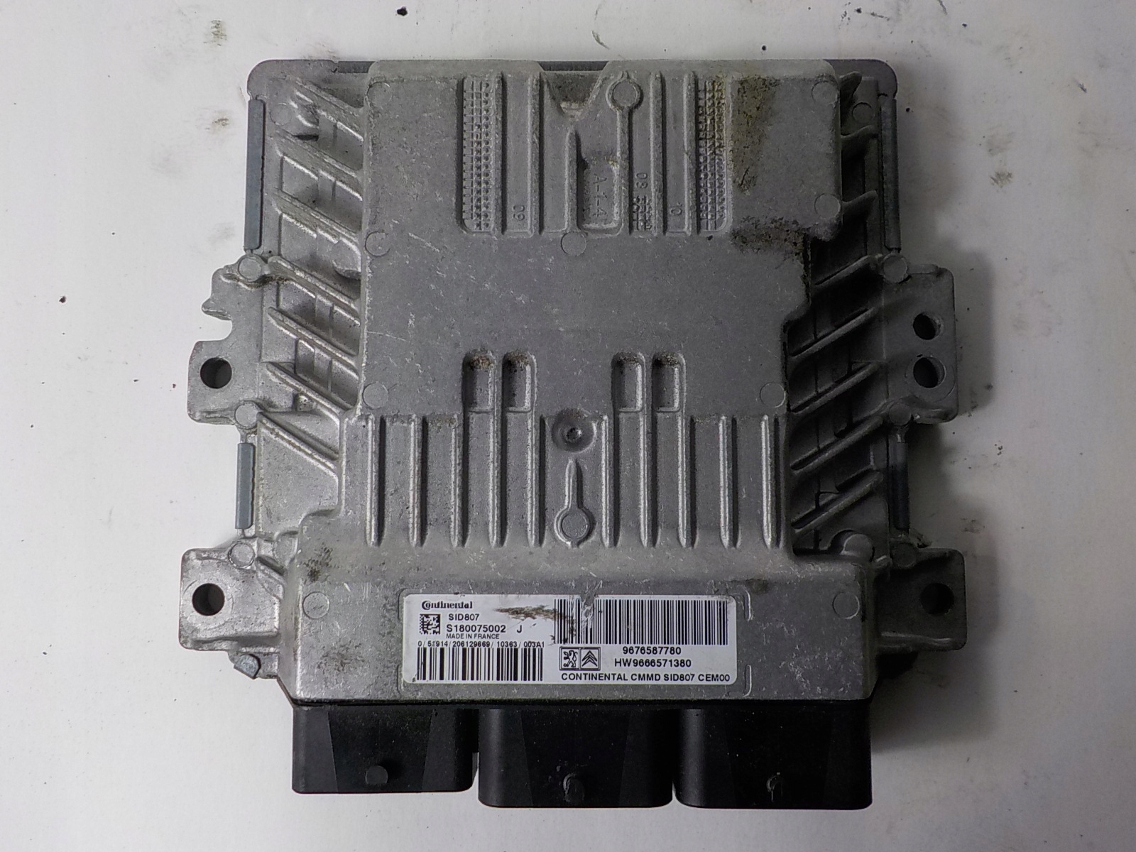 PEUGEOT computer control unit S180075002J 9676587780