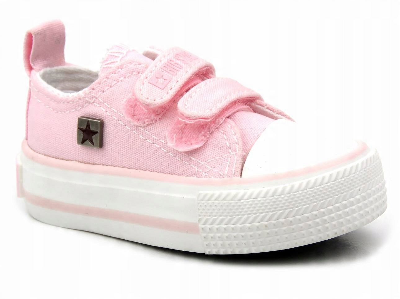 

Trampki Dziecięce Big Star HH374203 Na Rzepy Róż