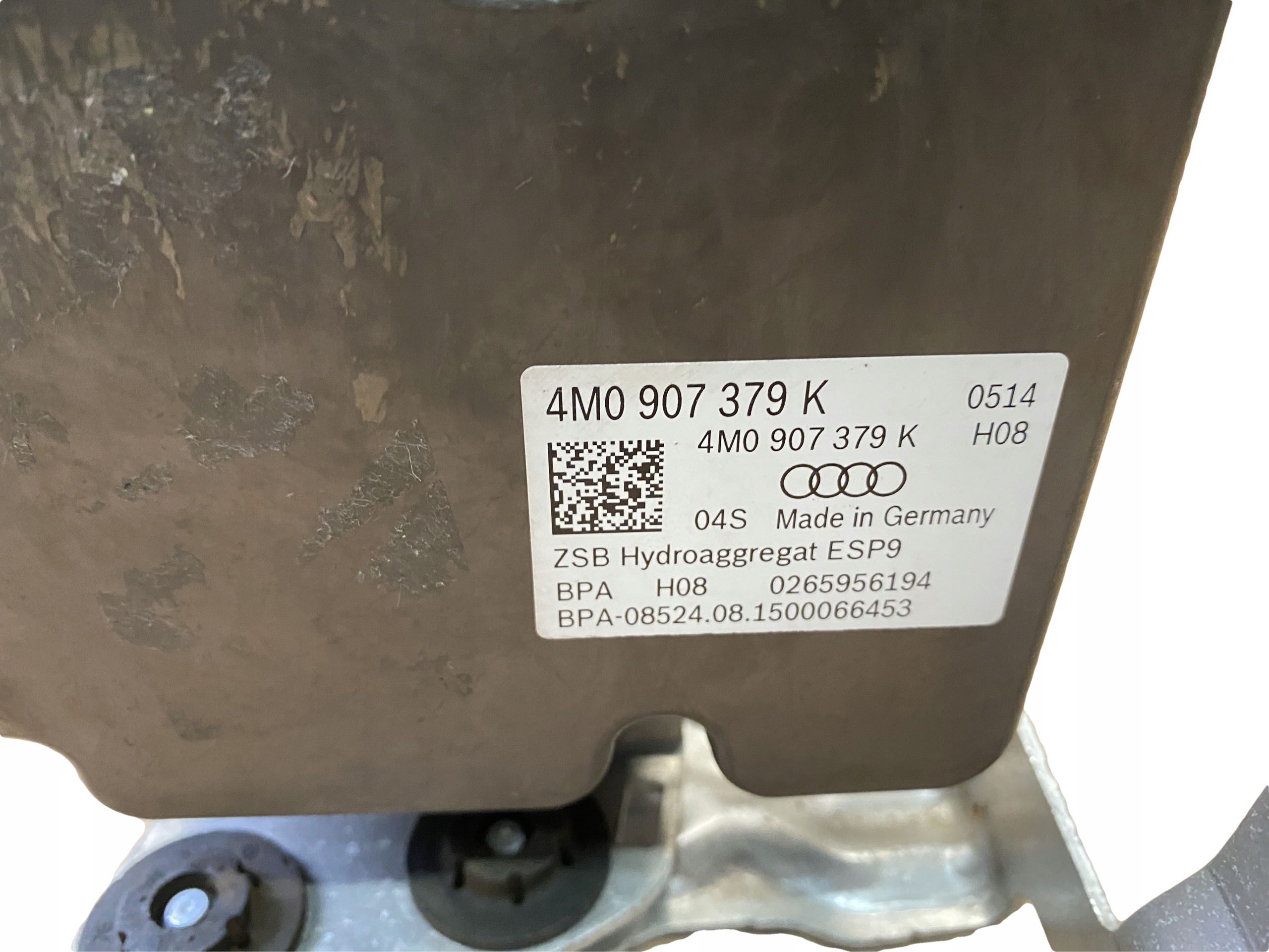 AUD Q7 4M pump control unit ABS 4M0907379K