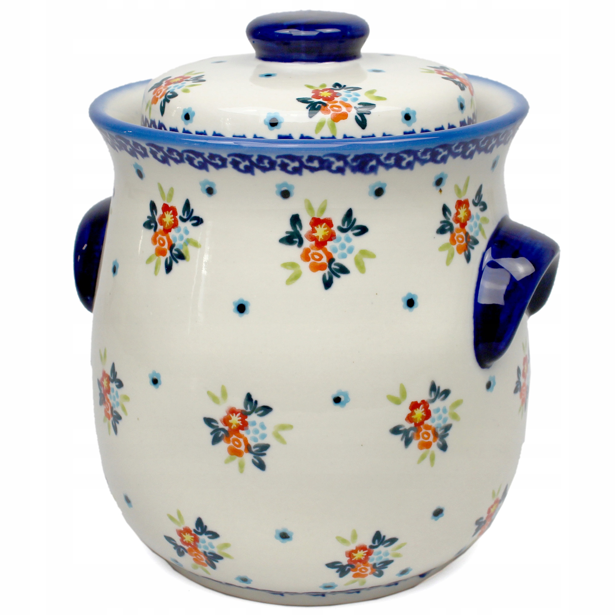 Garnek hermetyczny beczka ceramiczna do kiszenia 2 l ceramika Bolesławiec