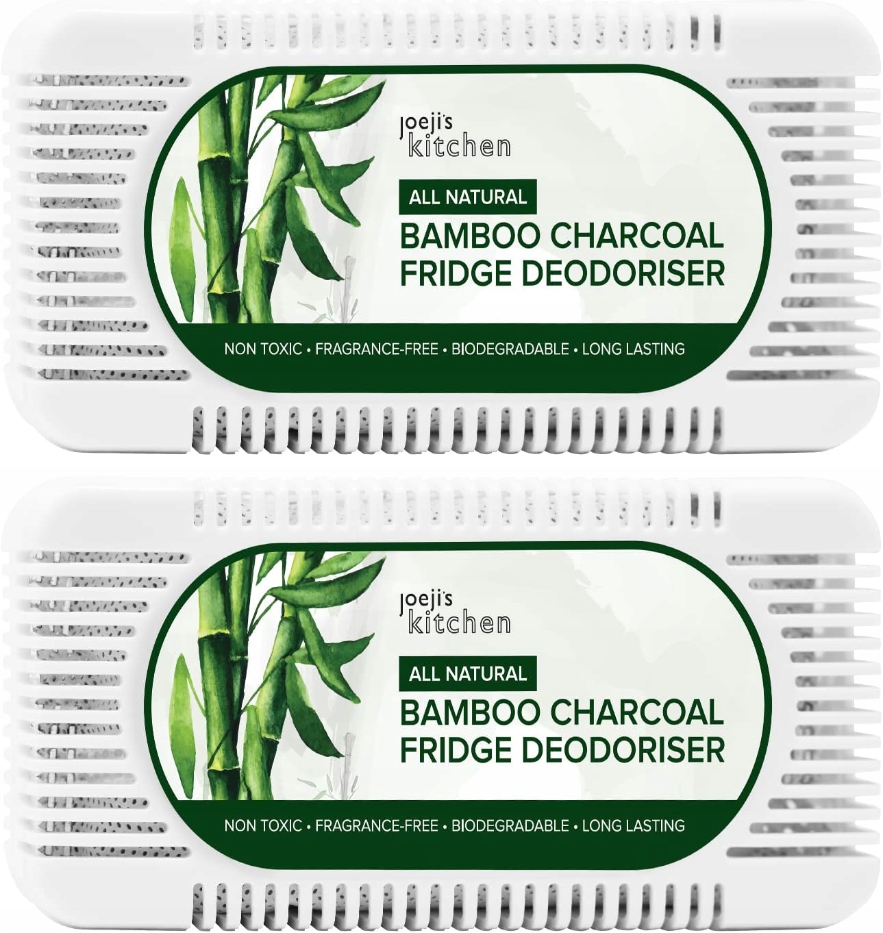 Levně Pohlcovač pachů do ledniček a ledniček, sada 2 ks, ekologický