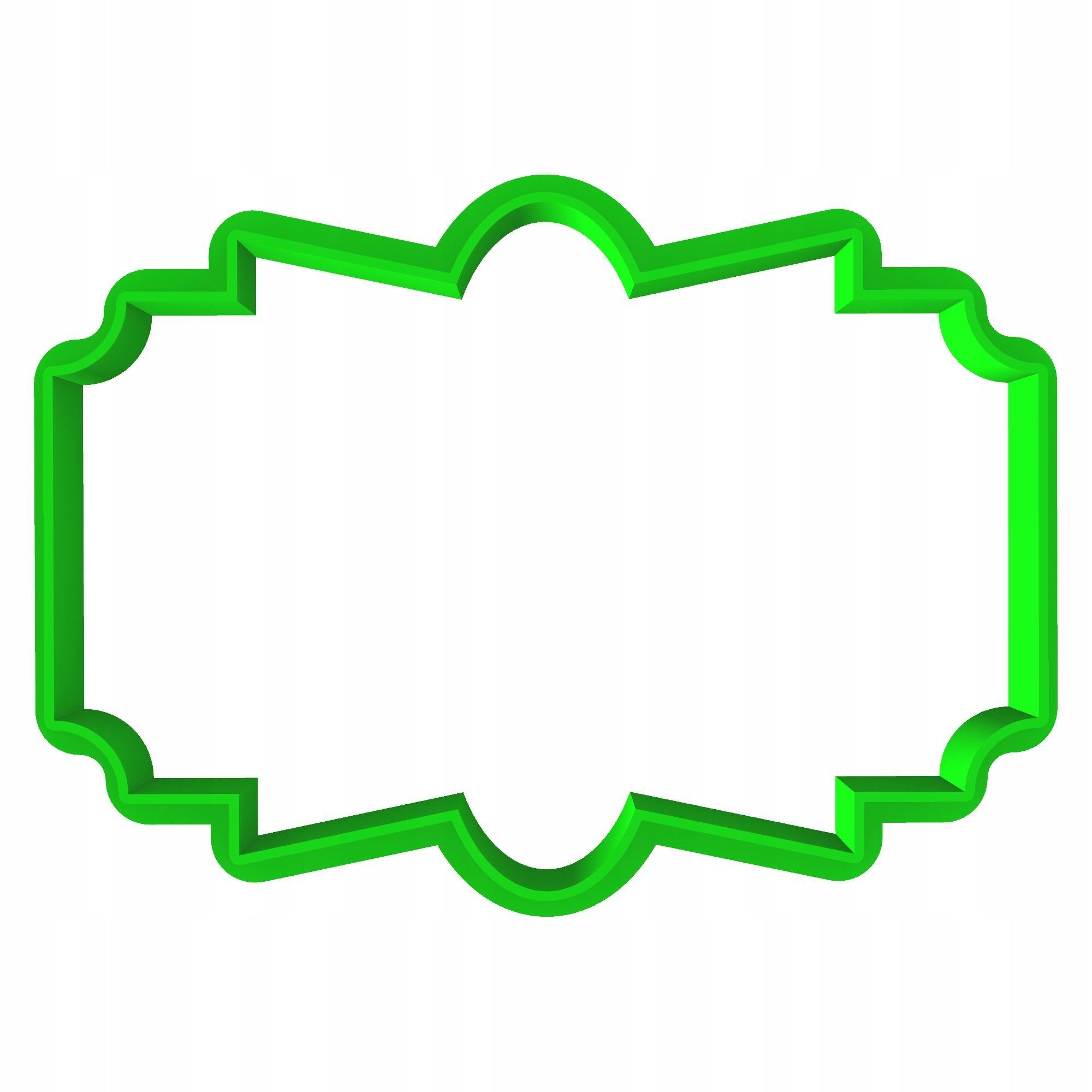 

Foremka Wykrawacz Etykieta Plakietka Ramka 34 8cm