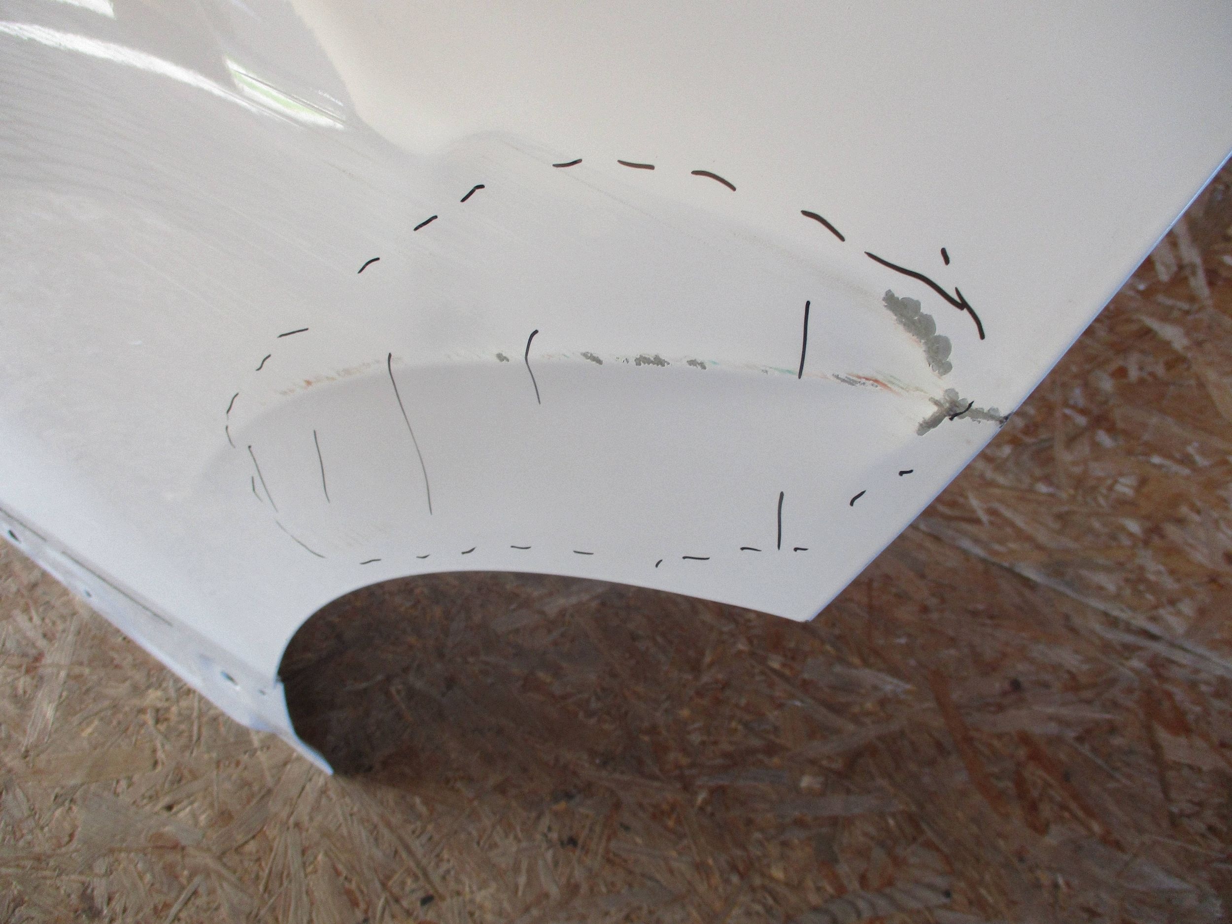 door rear part rear. left VW TIGUAN II 5NA
