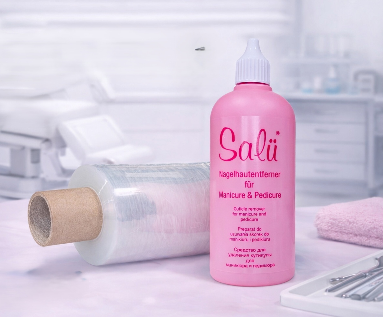 Płyn Salu 250 ml folia okluzyjna z uchwytem zestaw