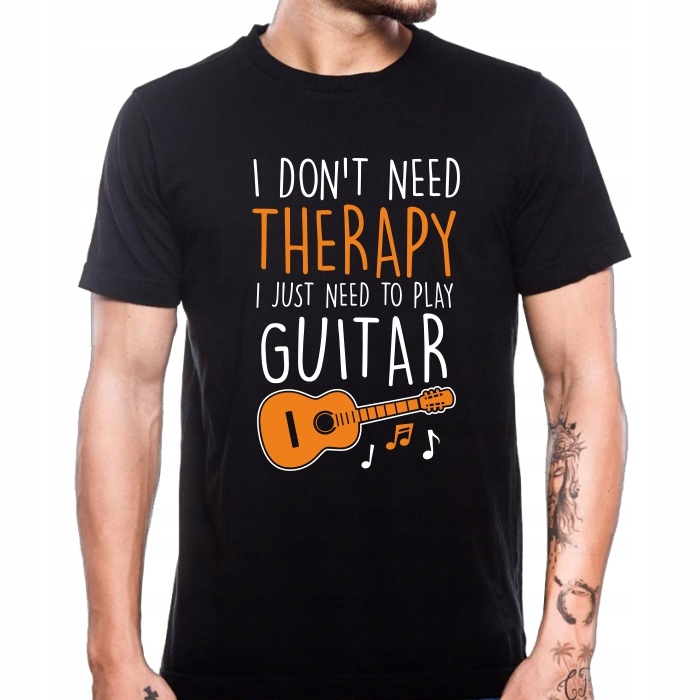 

Koszulka Z Gitarą T-shirt Dla Gitarzysty