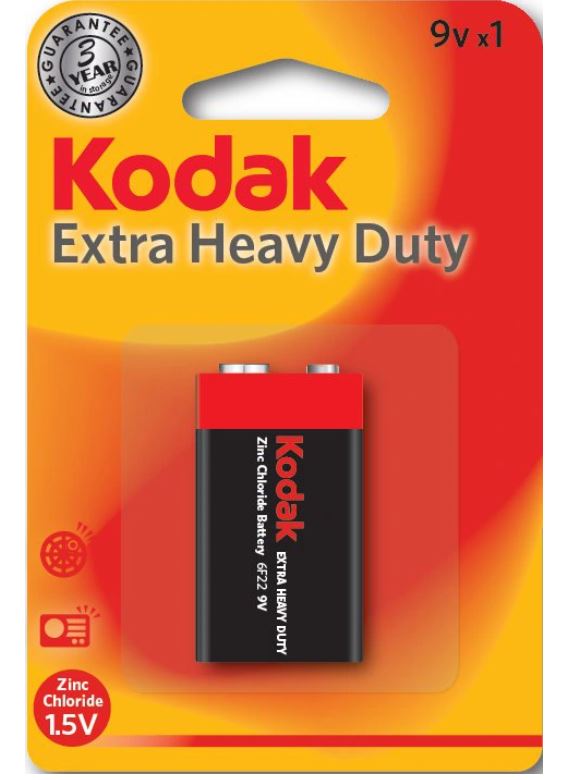 

Bateria Kodak 6F22 6LR61 MX1604 E-block 9V 1szt