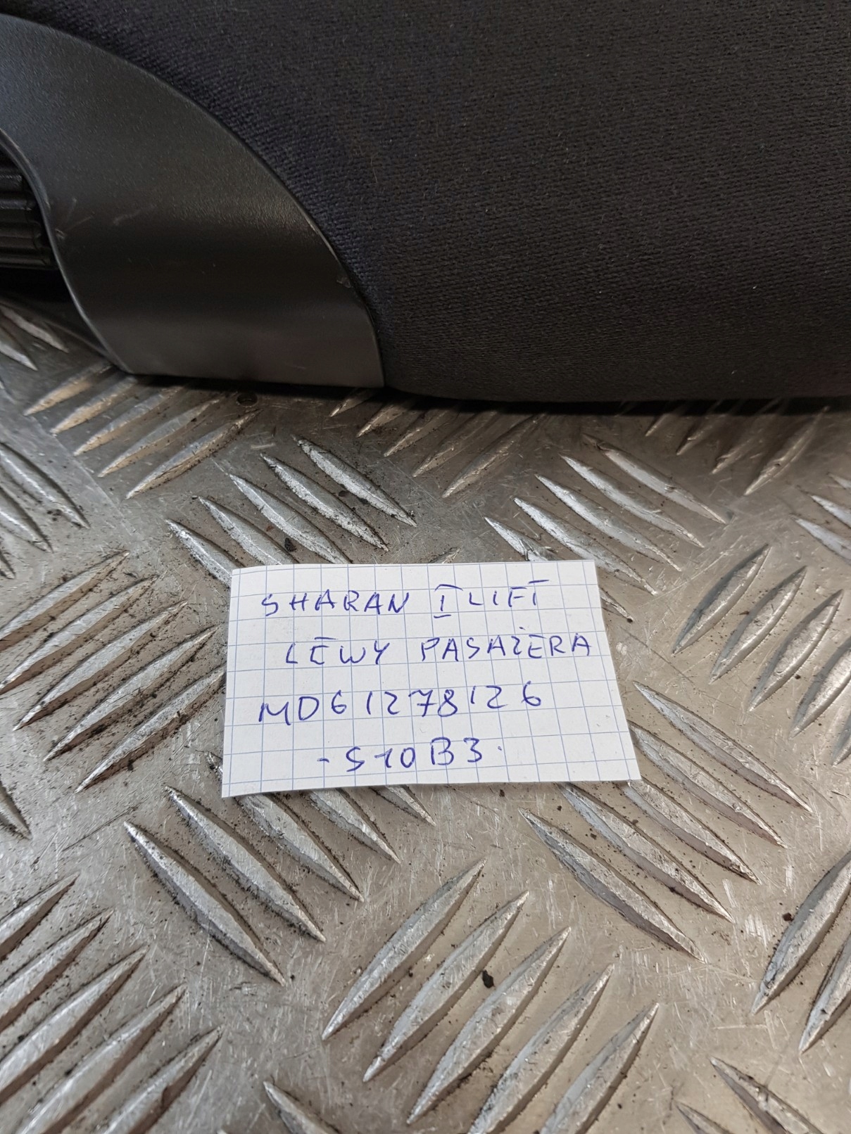 bracciolo Destro sedile passeggeri VW SHARAN e LIFT 06R