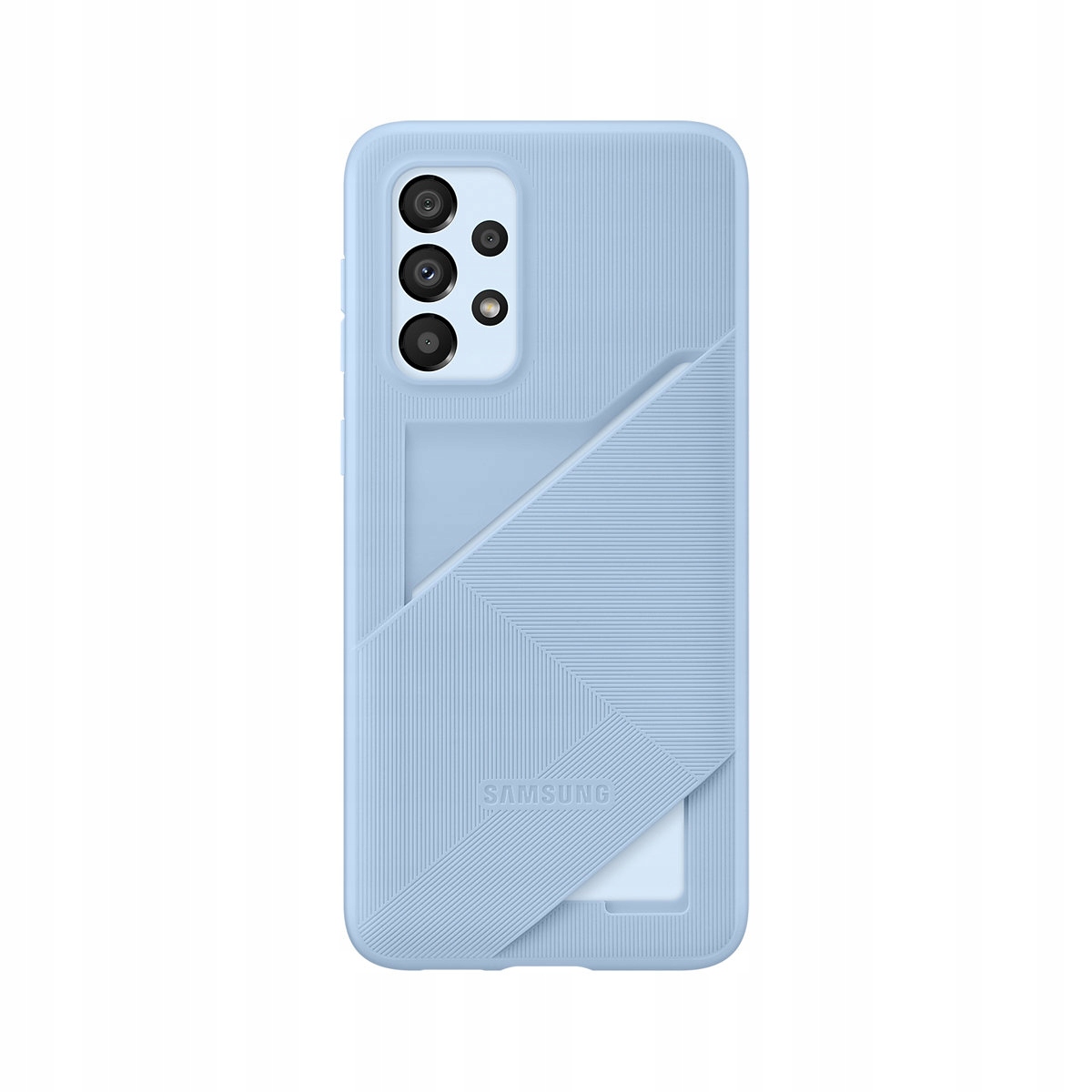 Etui Samsung Card Slot Cover Niebieski do Galaxy A33 5G EF-OA336TLEGWW