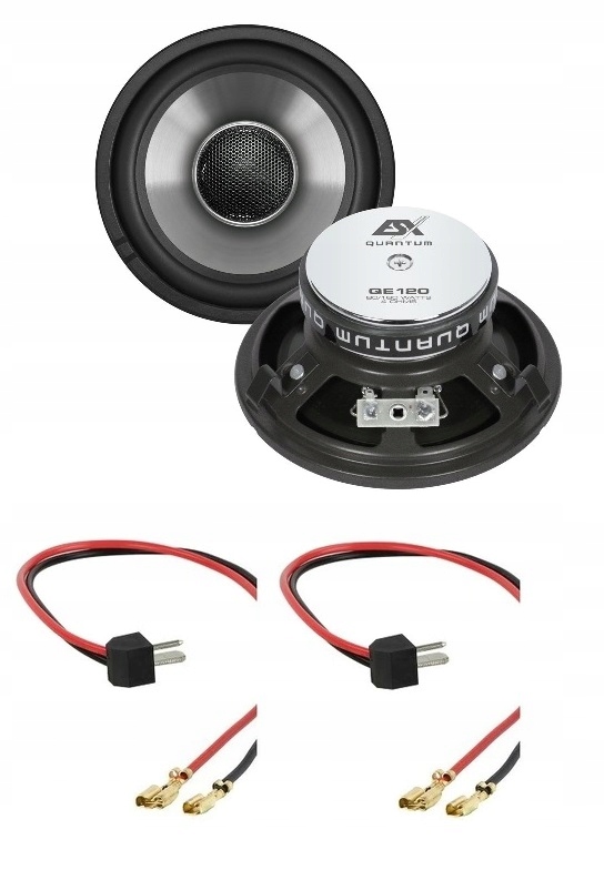 Esx QE120 Stlačiteľné reproduktory do auta 12 cm Mercedes Coupe W124 124 120 mm