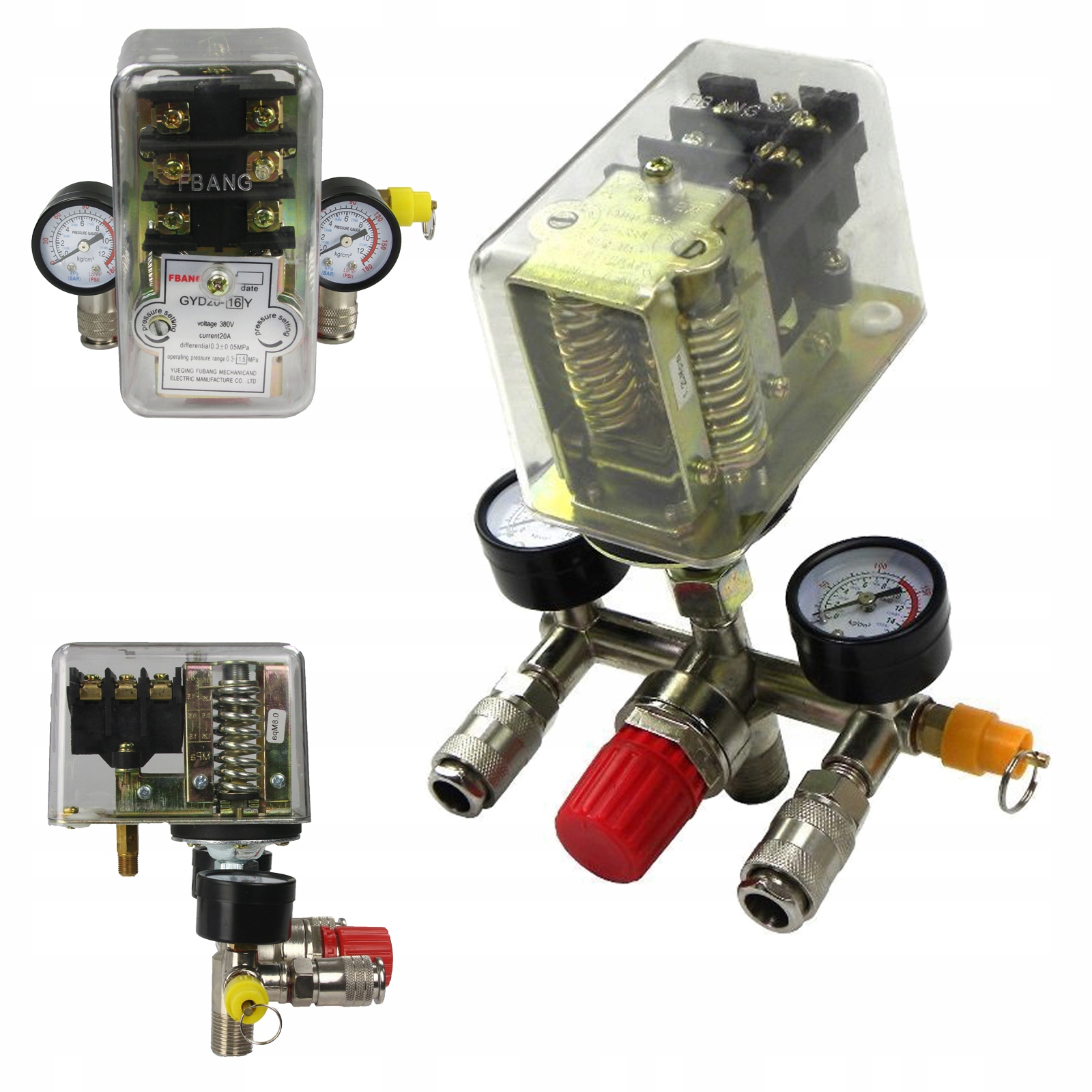 WYLACZNIK CISNIENIOWY DO KOMPRESORA PRESOSTAT 400V