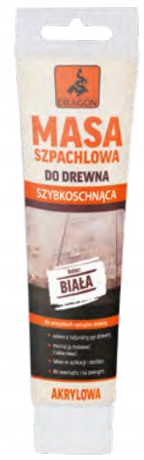 DRAGON MASA SZPACHLOWA DO DREWNA BIAŁA 150G