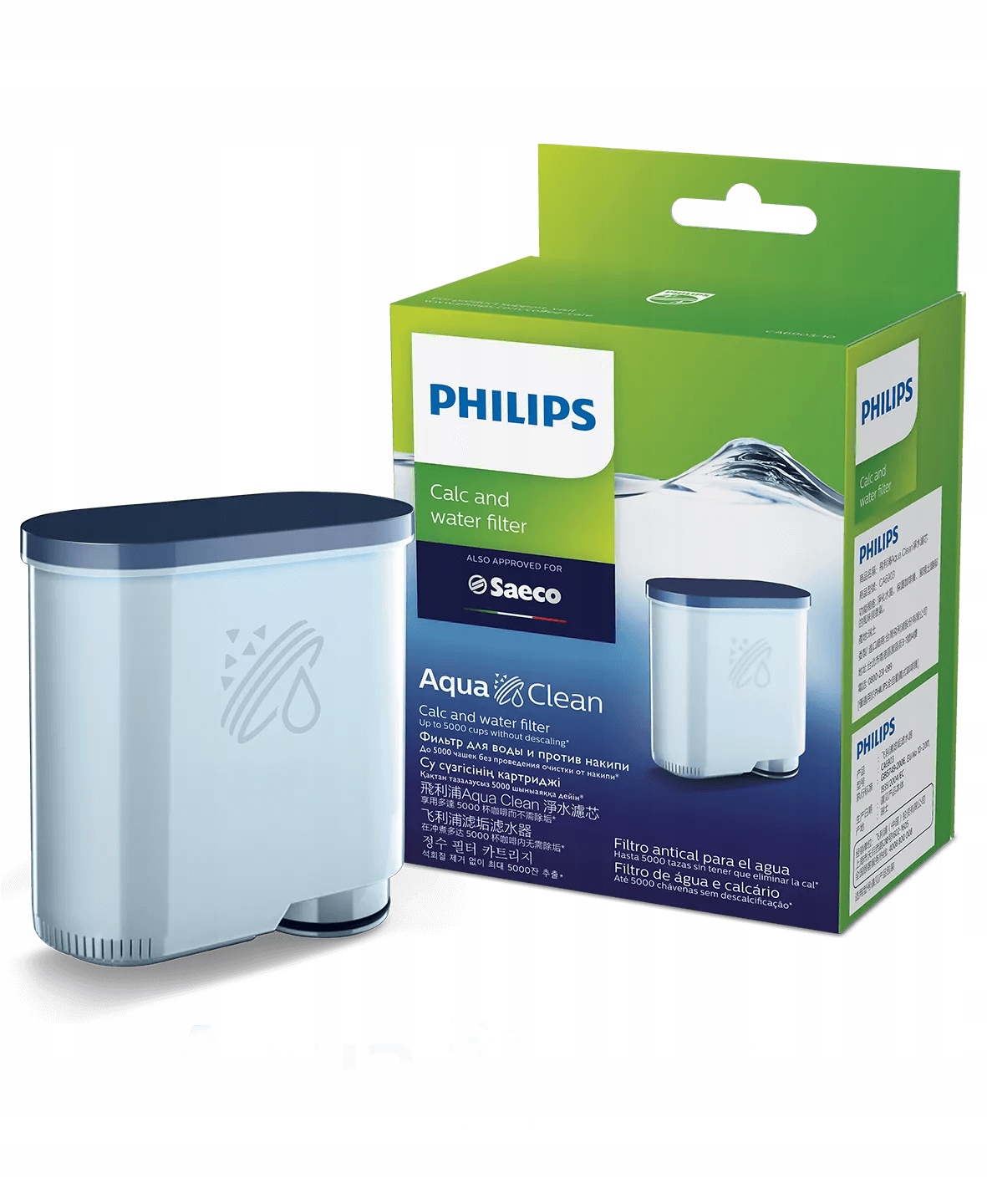 ODKAMIENIACZ SAECO I FILTR WODY AQUACLEAN PHILIPS Marka Philips