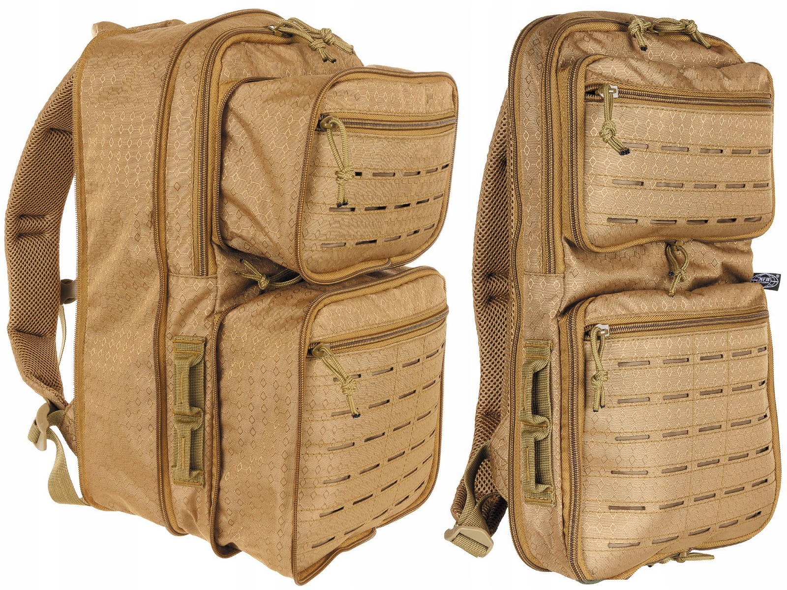 Batoh „Compress“ OctaTac coyote tan