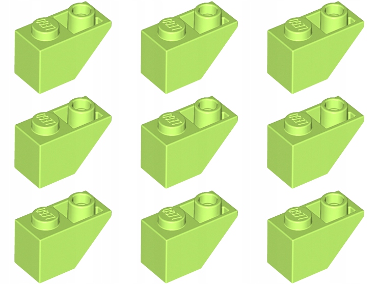 

Lego 3665 Skos 2x1 limonkowy Nowy (10g) 9 szt.