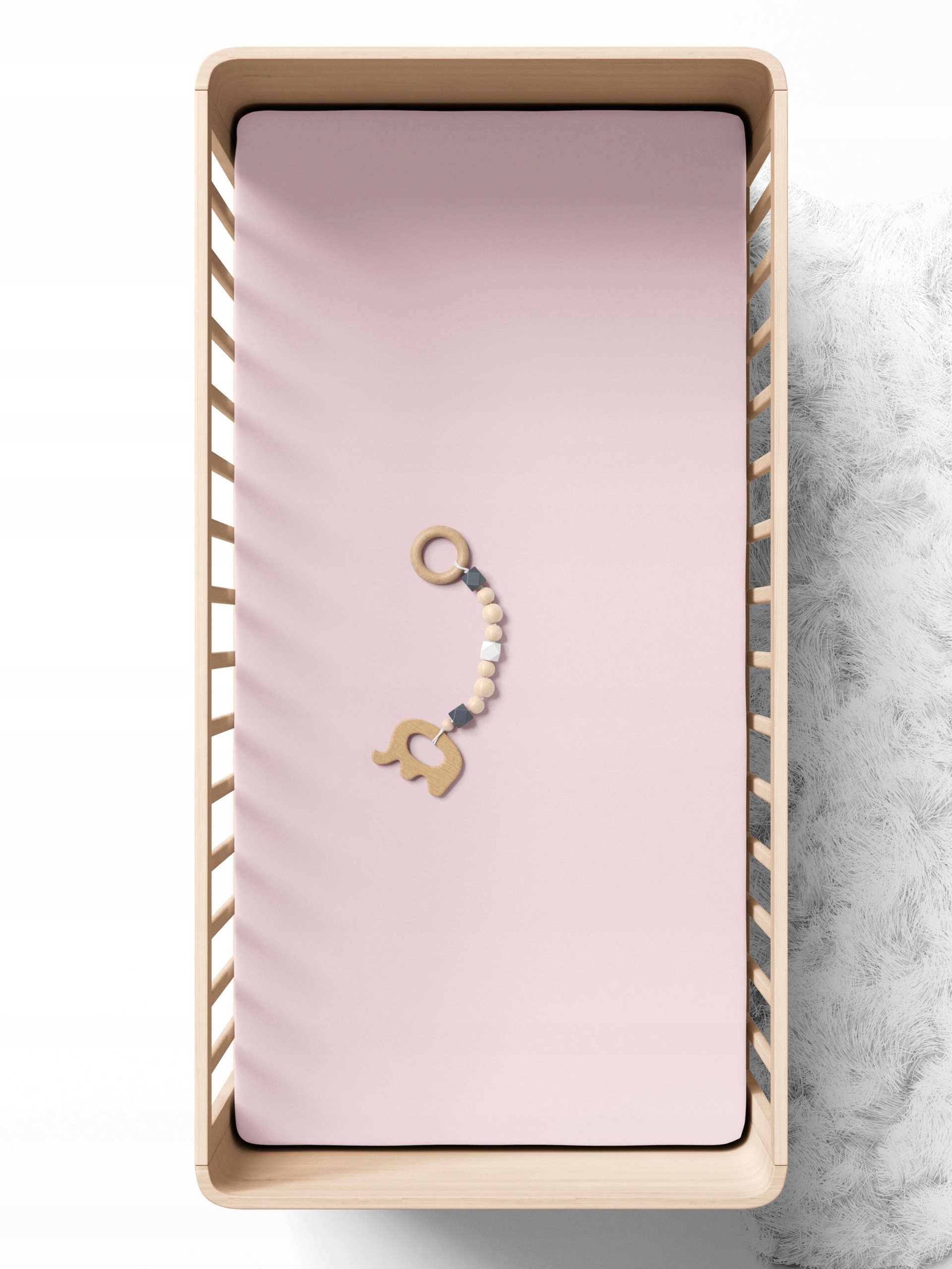 

Prześcieradło 120x60cm Brudny róż bawełna premium