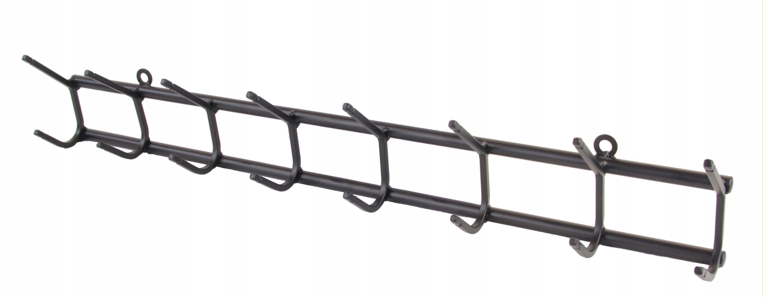 Podwójny prosty wieszak szer. 70 cm 16 haczyków