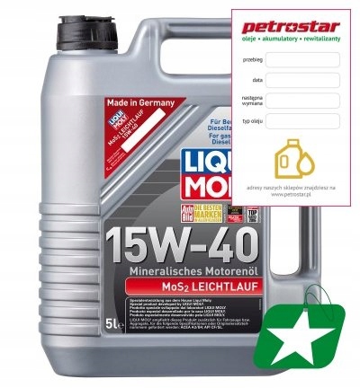 LIQUI MOLY MOS2 15W40 2571 5L