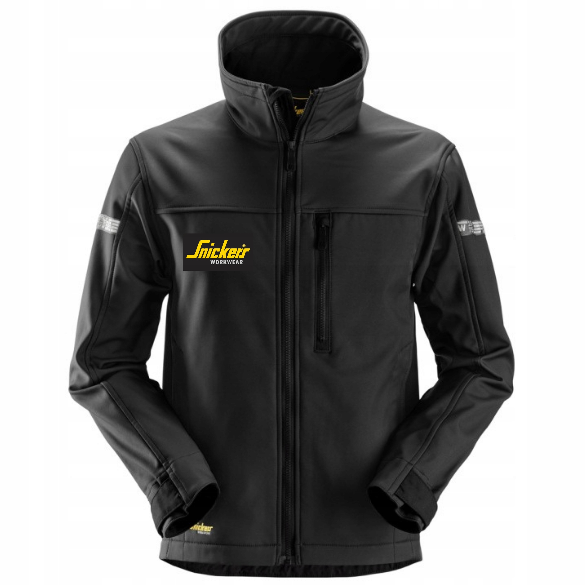 Kurtka Robocza Softshell Snickers AllroundWork Czarna 1200 Roz. M Logo
