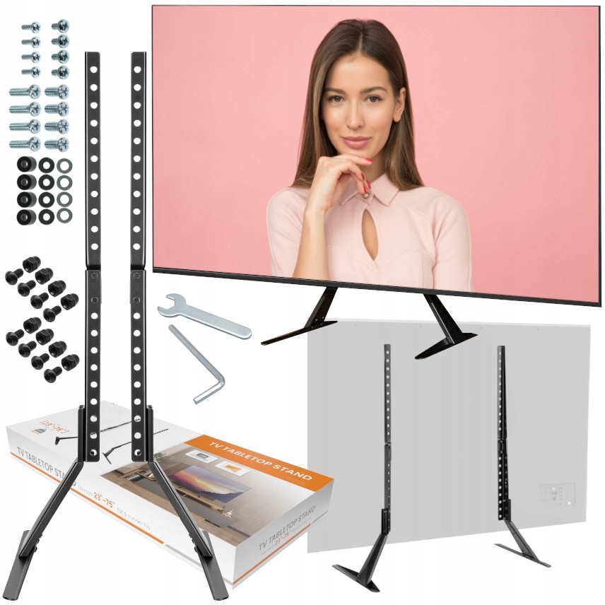 STOJAK POD TELEWIZOR TV PODSTAWA NOGI DO 60 CALI