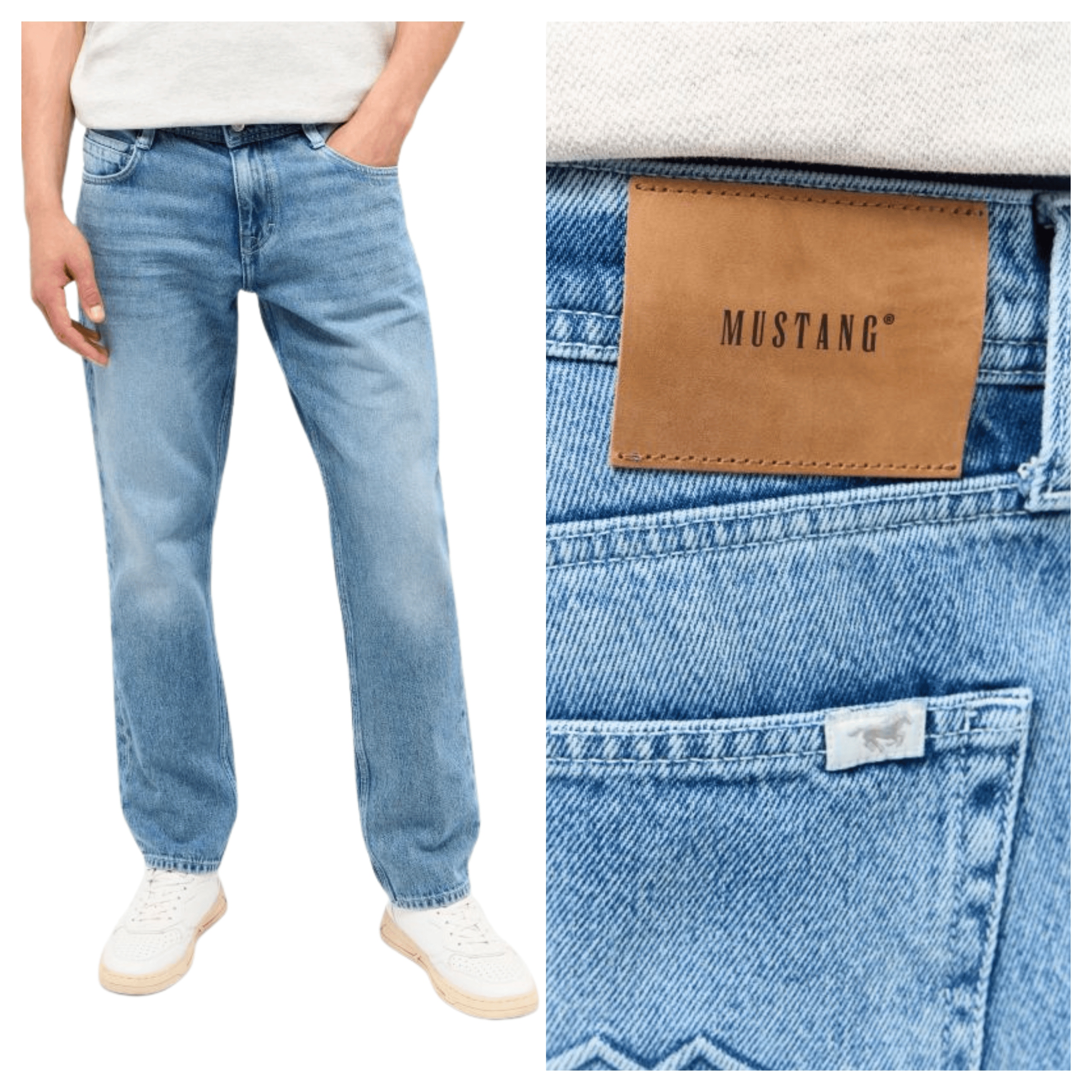 Mustang Denver Straight W31 L30 Pánské džíny Jednoduché